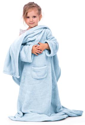 Pledas Restilo Lazy Kids, šviesiai mėlynas, 90 cm x 105 cm