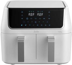 Karšto oro gruzdintuvė Zyle ZY009WDAF, balta sp., 1800 W, 10 l