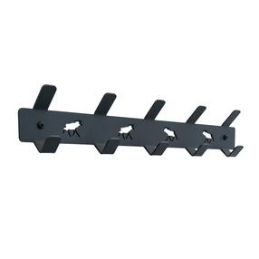 Seinale kinnitatav riidepuu Glori Ir Ko PK455-R2, 8 cm, antratsiithall v.