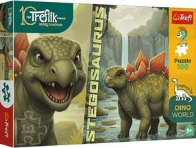 Dėlionė Trefl Stegosaurus, 41 cm x 27 cm, 100 vnt.