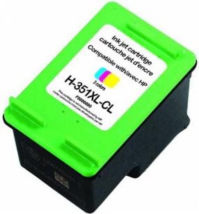 Rašalinio spausdintuvo kasetė Uprint H-351XL, mėlyna sp./raudona sp./geltona sp.