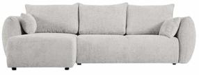 Kampinė sofa - lova Cosmopolitan Design Matera Eden 17, sidabro sp., kairinė, 173 x 253 cm x 86 cm