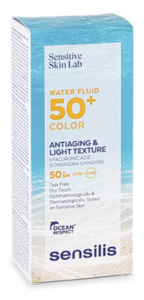 Крем для ухода за загаром для тела Sensilis Antiaging & Light Texture Color SPF50+, 40 мл