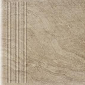 Flīzes, fasādei Paradyz Ceramika Unite Brown P2-300X300-1UNIT, 30 cm x 30 cm, gaiši brūna krās.
