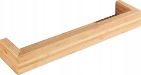Vonios kambario lentyna Wenko Bambusa, 40 cm x 9 cm x 5 cm, ruda sp.