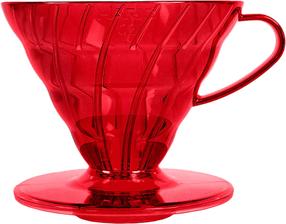 Кофейная капельница Hario Candy Edition V60-02 VD-02-TDR-BB, 0.48 л, красный цв.