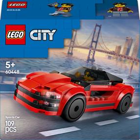 Konstruktors LEGO® City Sarkans sporta auto 60448, 109 gab.