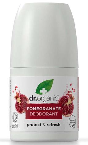 Kūno dezodorantas Dr. Organic Pomegranate, 50 ml