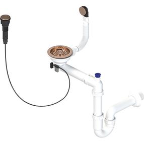 Sifonas plautuvei Laveo Space-Saver OKS_R63T, rose gold sp.