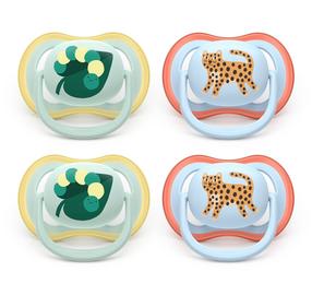 Knupīšu komplekts Philips Avent Ultra Air Animals, 0 mēn., zaļa krās./oranža krās./gaiši zila krās.
