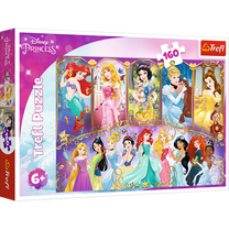 Dėlionė Trefl Disney Princess 15407, 27.5 cm x 41 cm, 160 vnt., įvairių spalvų
