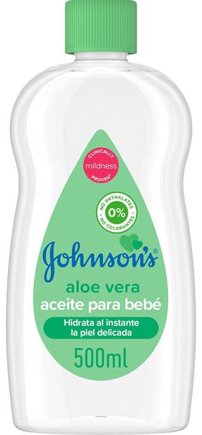 Kūno aliejus Johnson's Baby Baby Oil Aloe Vera, 500 ml