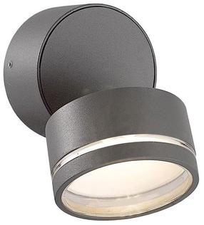 Lampa griesti un sienas CristalRecord, 4000°K, LED, antracīta krās.
