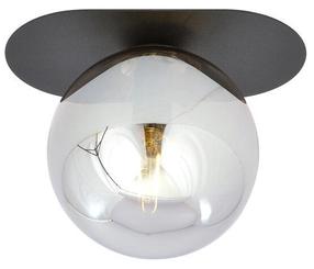 Светильник потолочный Emibig Plaza 1 1119/1, E14, 1 x 10 Вт, графитовый цв. / черный цв., 14 x 14 см