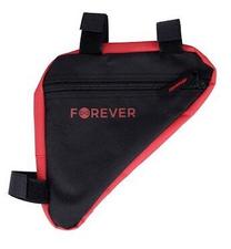 Dviračio krepšys Forever Outdoor FB-100, poliesteris, juoda sp./raudona sp.