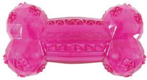 Mänguasi koerale, tassimiseks Zolux Pop Bone, 12 cm, roosa v., 12 cm