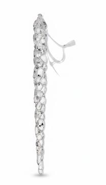Eglutės žaisliukas Christmas Touch Icicle, skaidri sp., plastikas, 24 vnt.