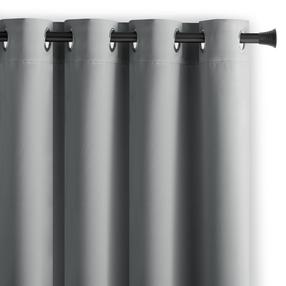 Užtemdančios užuolaidos Restilo Blackout, sidabro sp., 140 cm x 175 cm