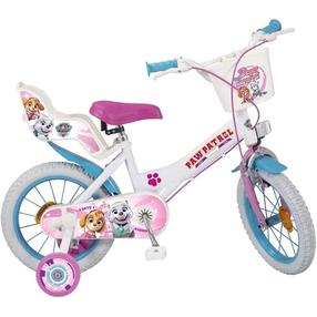 Bērnu velosipēds Toimsa Paw Patrol TOI1481, balta krās./rozā krās., 14"