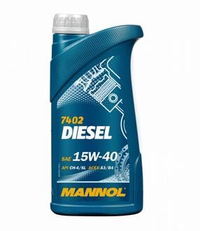 Motoreļļa Mannol Diesel 15W - 40, minerālu, 1 l