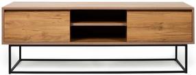 TV staliukas Kalune Design Laxus, ruda sp., 140 cm x 40 cm x 50 cm