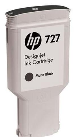 Tintes printera kasetne HP DesignJet 727 C1Q12A, melna krās.