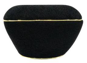 Pufas Kayoom Contessa 135, aukso sp./juoda sp., 60 cm x 60 cm x 42.5 cm
