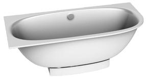 Vann, teisaldatav Paa Cast Stone Verso D, 170 cm x 75 cm x 62.5 cm, asümmeetriline, valge v.