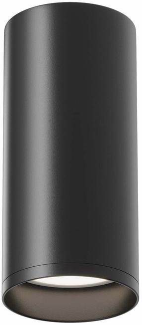 Šviestuvas lubų Maytoni Focus, GU10, 1 x 10 W, juoda sp. / juoda sp.