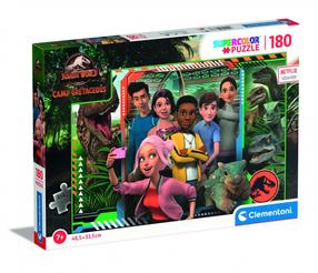 Puzle Clementoni Supercolor Jurassic World 29773, 48.5 cm x 33.5 cm, 180 gab., daudzkrāsaina
