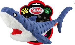 Žaislas šuniui, pliušinis Aqua Nova Shark, 32 cm, mėlyna sp.