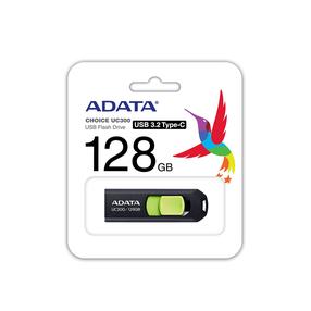 USB atmintinė Adata UC300, juoda sp., 128 GB