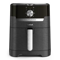 Prekė su pažeista pakuote. Karšto oro gruzdintuvė Tefal Easy Fry & Grill EY501815, juoda sp., 1400 W, 4.2 l