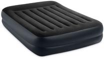 Pripučiamas čiužinys Intex Queen Plus Pillow Rest Raised, juoda sp./mėlyna sp., 203 cm x 152 cm x 42 cm