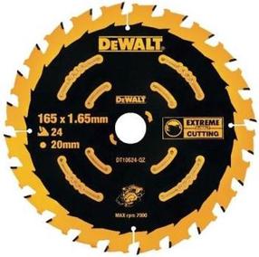 Ripzāģis kokam Dewalt DT10624-QZ, 165 mm x 20 mm