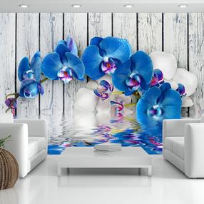 Fototapete Artgeist Cobaltic Orchid SNEW010120, 70 cm x 100 cm