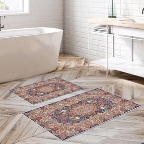 Комплект ковриков для ванны Foutastic 299ANR1581, многоцветный, 150 см x 60 см