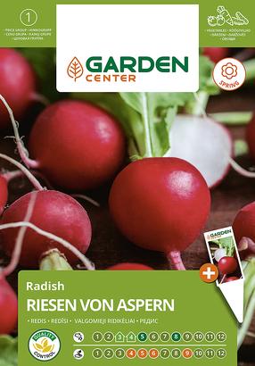 Sėklos Garden Center, ridikėliai RIESEN VON ASPERN, 3 g