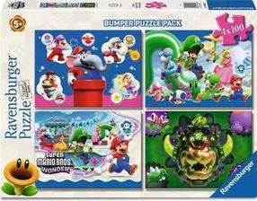 Dėlionė 4in1 Ravensburger Super Mario Bros. Wonder, 36 cm x 26 cm, 400 vnt.