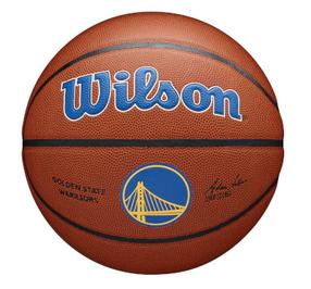 Krepšinio kamuolys Wilson Team Alliance Golden State Warriors, 7 dydis, mėlyna sp./aukso sp./balta sp.