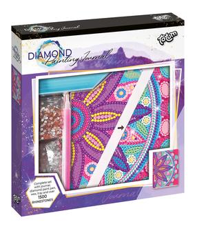 Deimantinė mozaika Totum Diamond Painting Diary Flower Mandala, įvairių spalvų