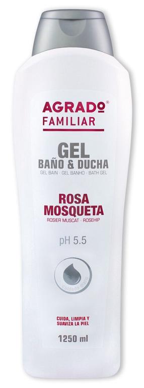 Ķermeņa mazgāšanās želeja Agrado Rosehip, 1250 ml