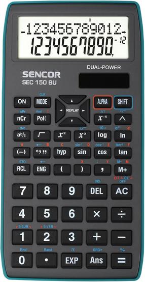 Калькулятор научный Sencor SEC150BU, черный цв.