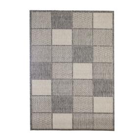 Paklājs āra terasēm Domoletti Dawn, pelēka krās., 190 cm x 133 cm