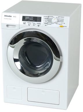 Rotaļu sadzīves tehnika, veļas mašīna Klein Washing Machine, balta krās.