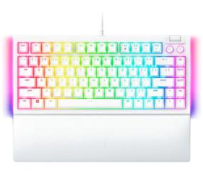 Vadu spēļu tastatūra Razer BlackWidow V4, EN, balta krās.