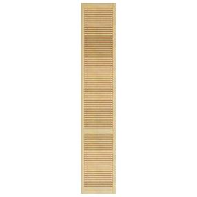Durelės Blinds, 49.4 cm x 242.2 cm, mediena, pušies sp