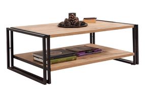 Kafijas galdiņš Kalune Design Cosmo Rectus, brūna krās./melna krās., 110 cm x 70 cm x 40 cm
