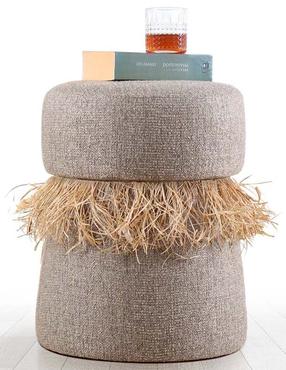 Pufas Hanah Home Moouv 1116, ruda sp., 39 cm x 39 cm x 50 cm