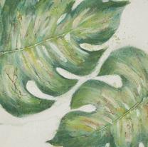 Aliejinių dažų piešinys Monstera Leaves 08B, 30 cm x 30 cm